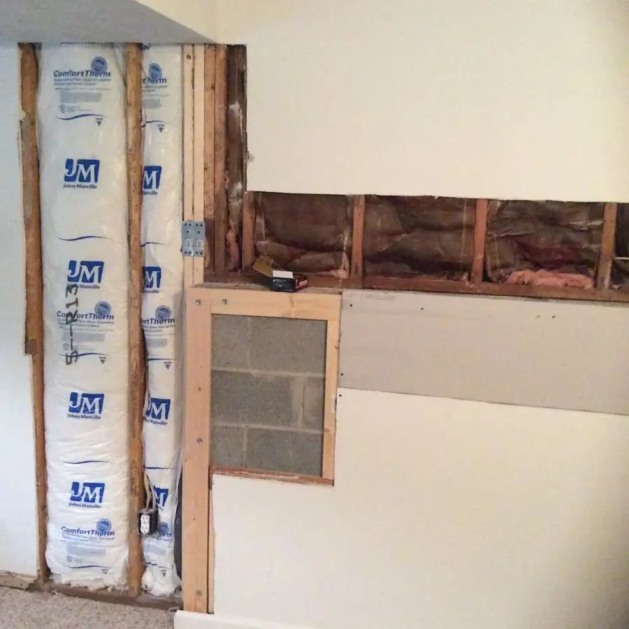 Wall insulation replacement during Odor Removal & Deodorization in Livingston